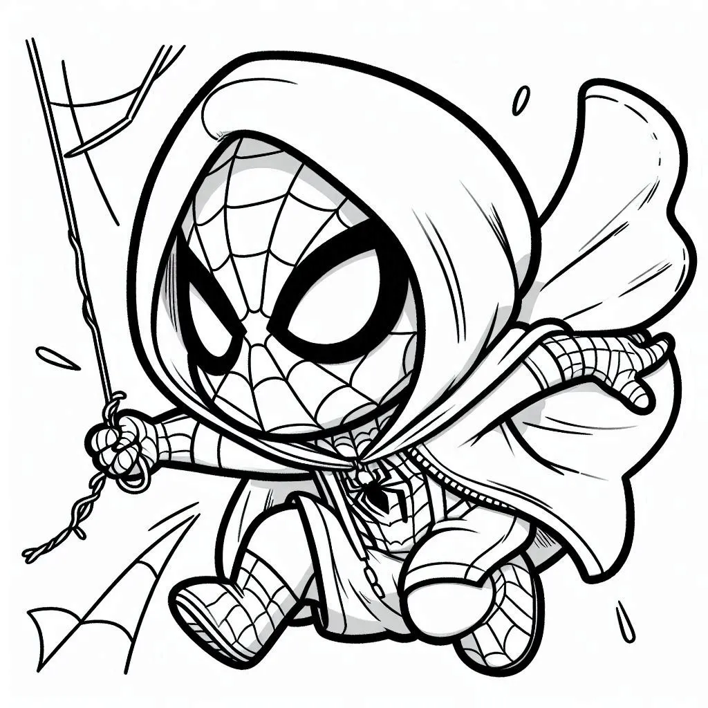 Spidey coloring pages 48