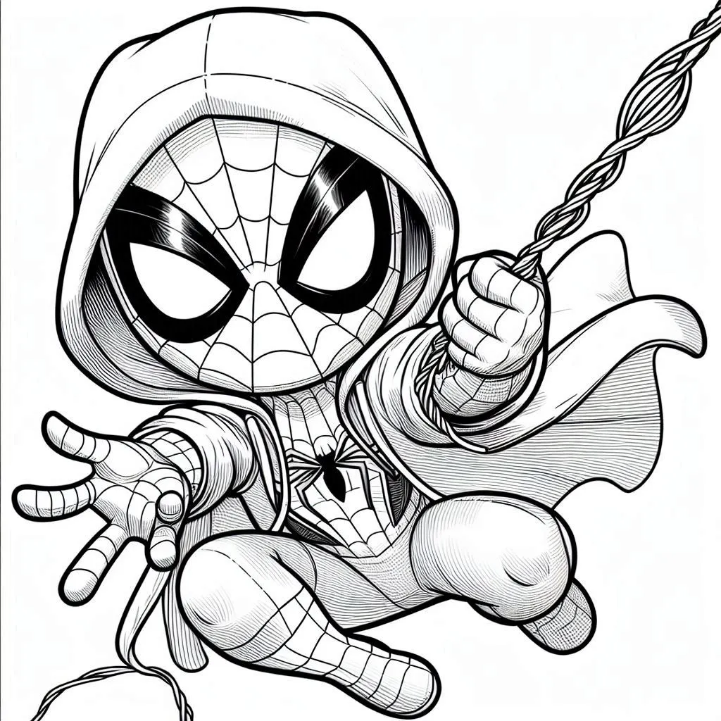 Spidey coloring pages 49