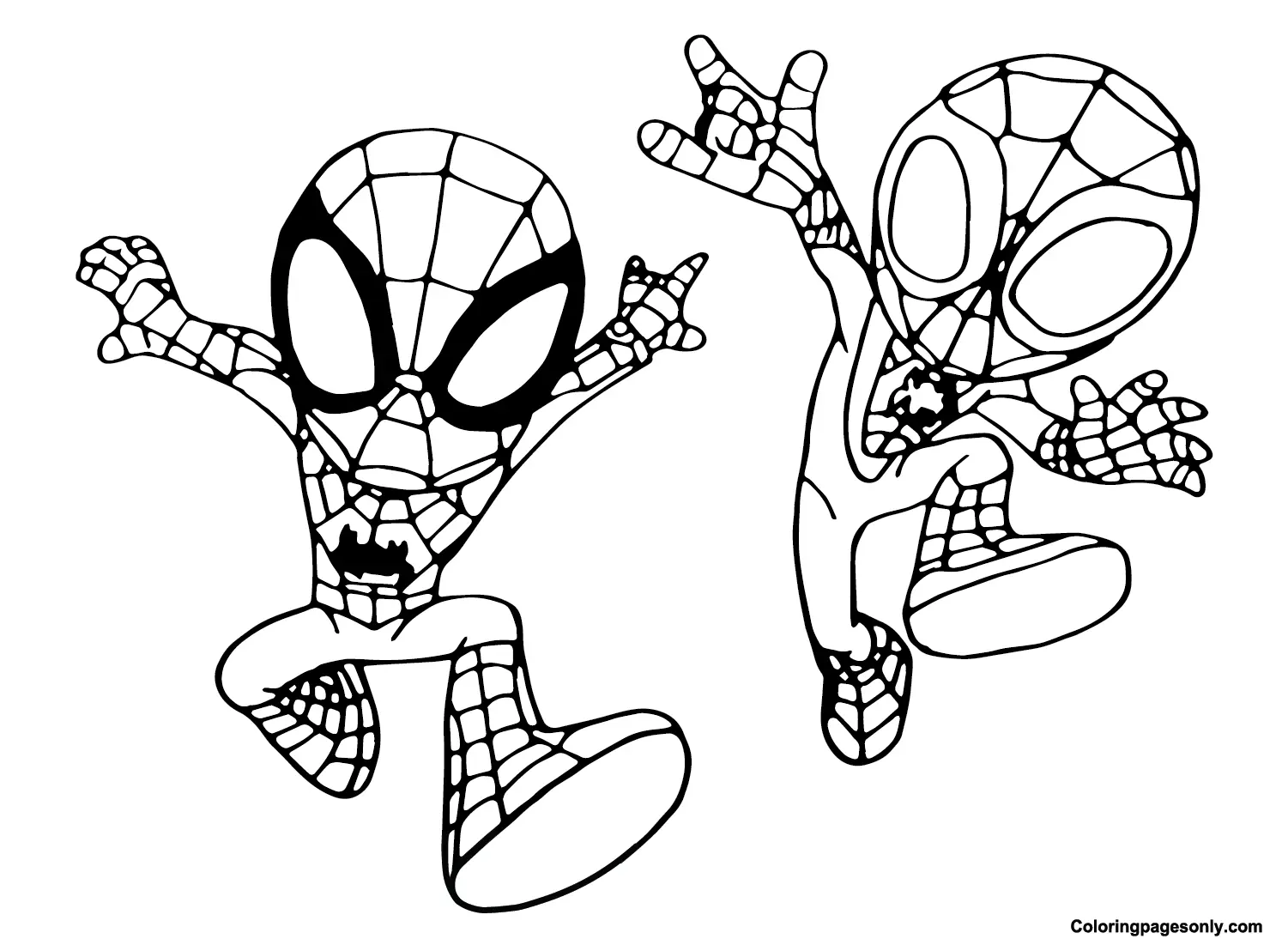 Spidey Para Colorear 5
