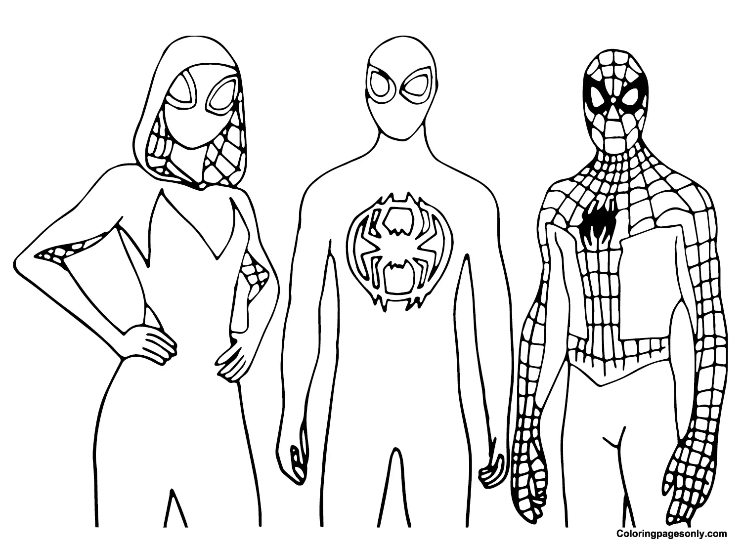Spidey Para Colorear 7