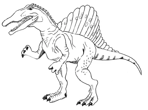 Spinosaurus Coloring Pages 11