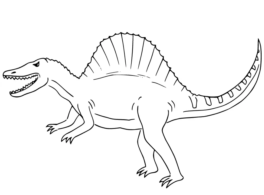 Spinosaurus Coloring Pages 12