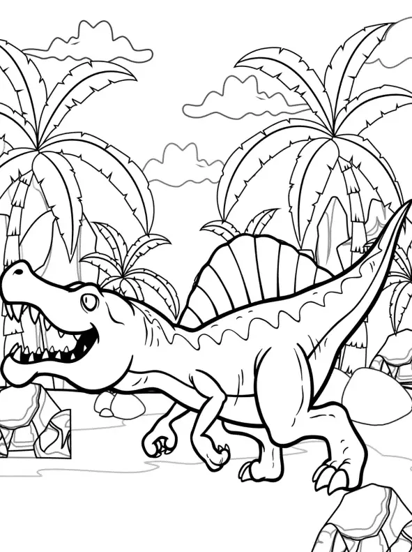 Spinosaurus Coloring Pages 15