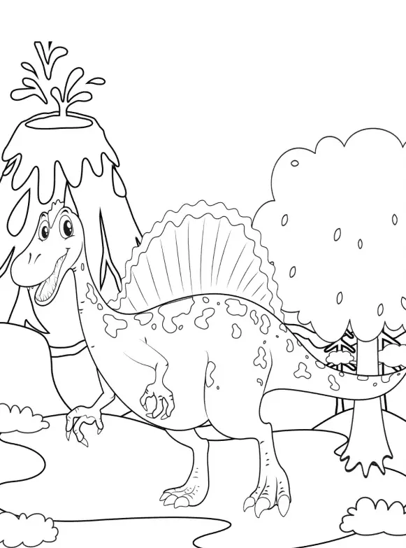 Spinosaurus Coloring Pages 18