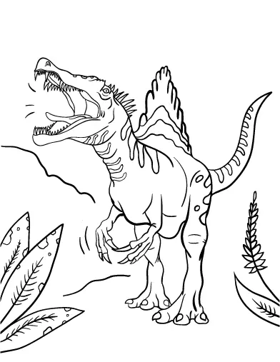 Spinosaurus Coloring Pages 19