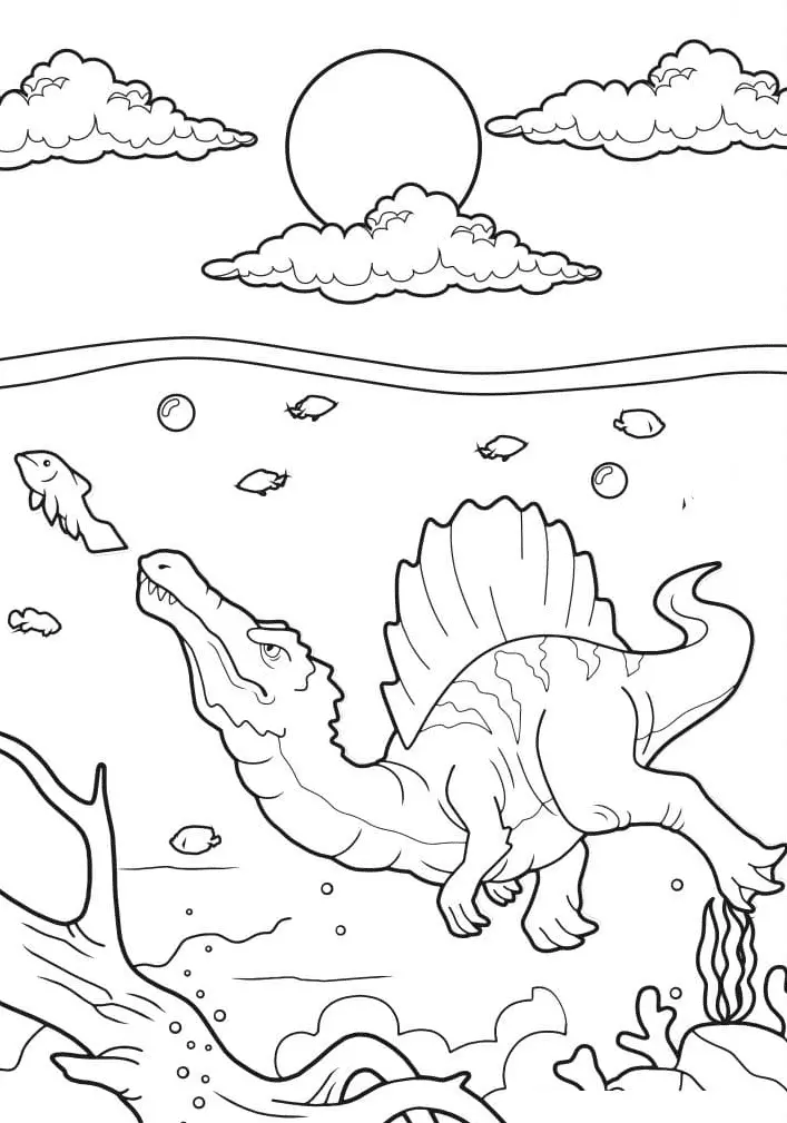 Spinosaurus Coloring Pages 26