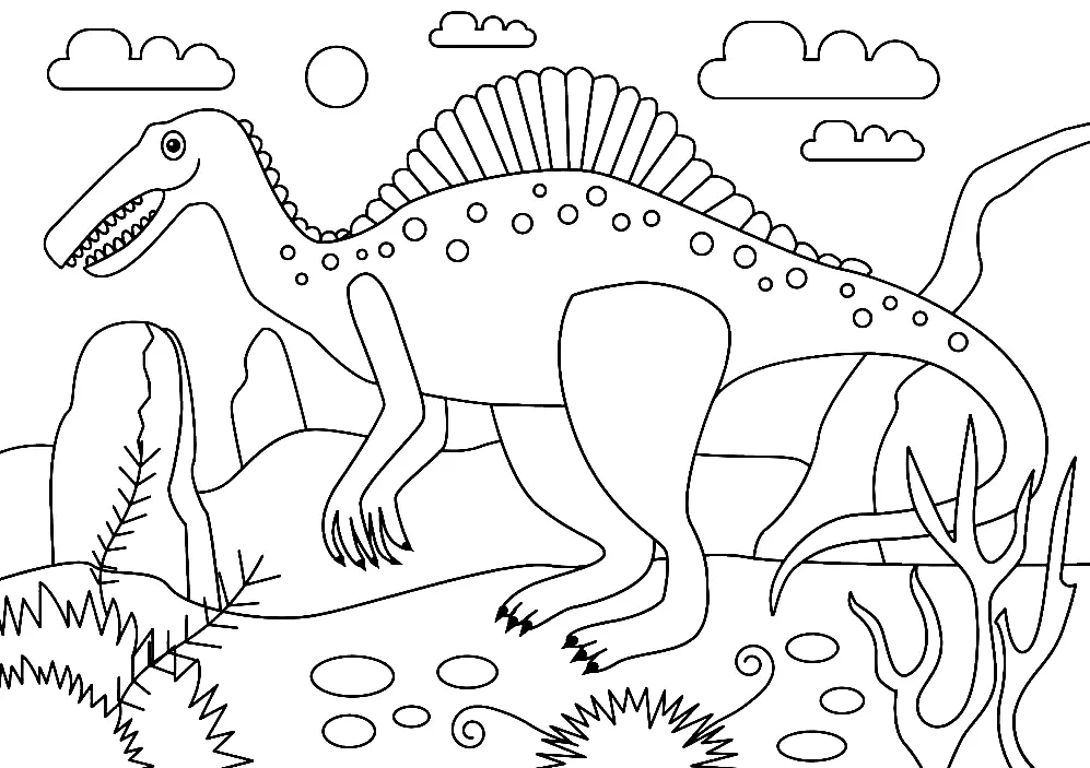 Spinosaurus Coloring Pages 27