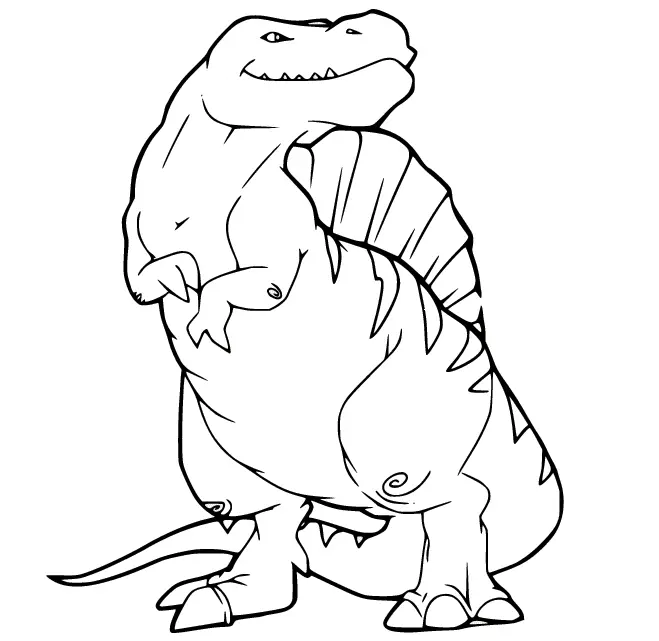 Spinosaurus Coloring Pages 3