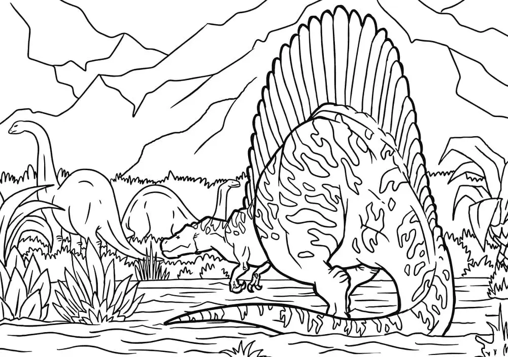 Spinosaurus Coloring Pages 32