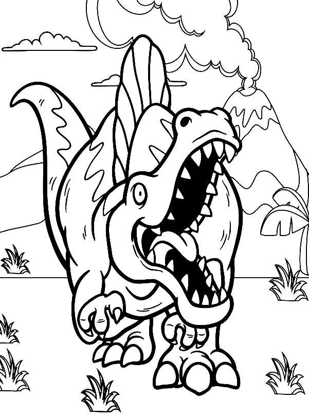 Spinosaurus Coloring Pages 37