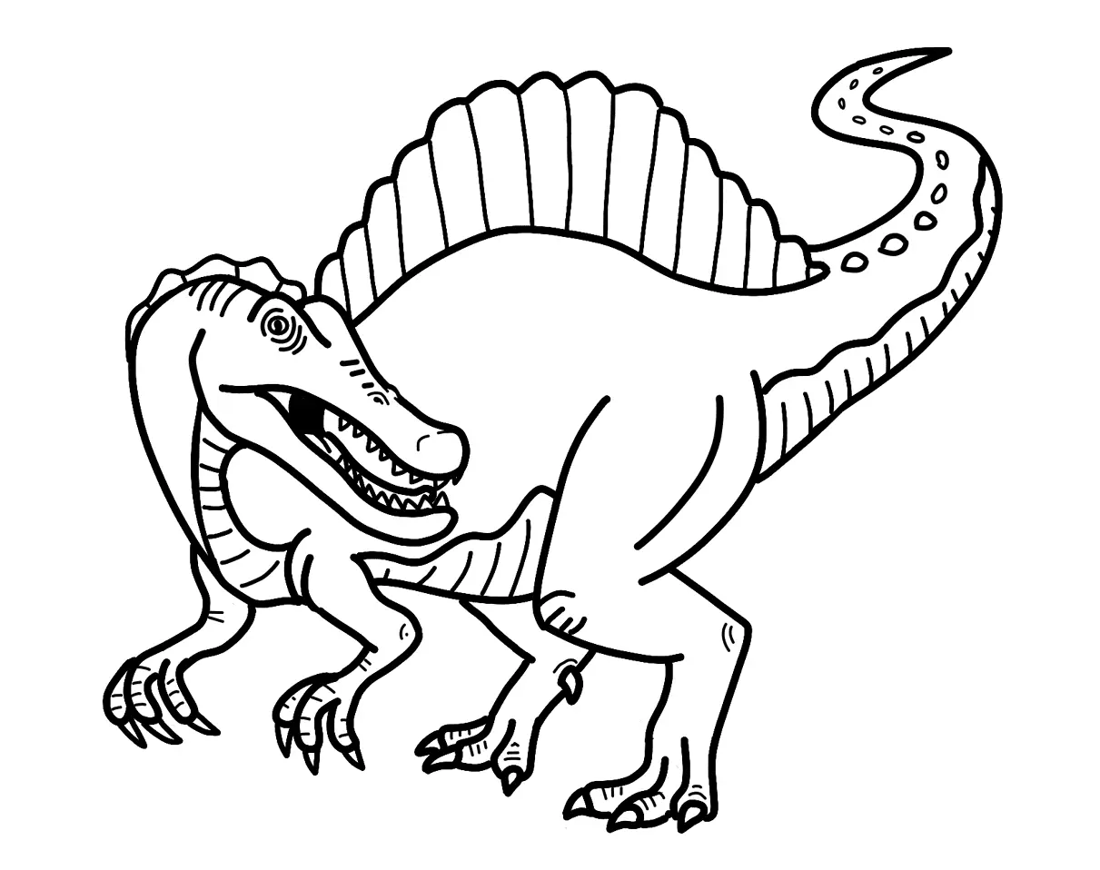 Spinosaurus Coloring Pages 4