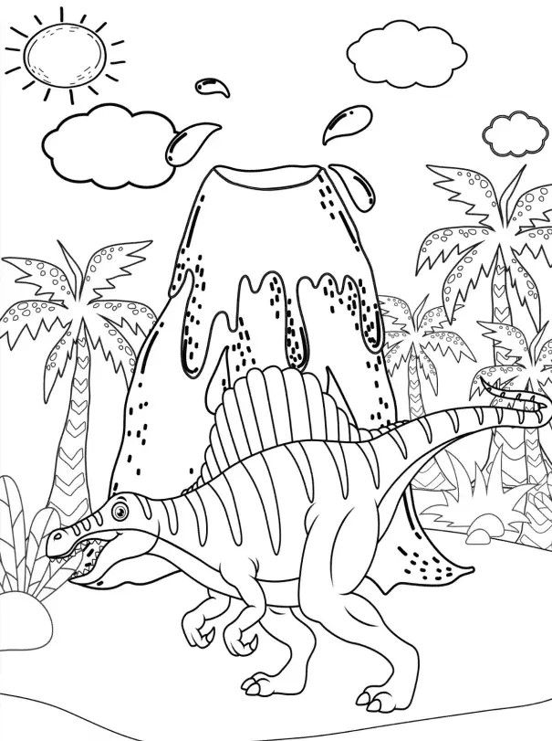 Spinosaurus Coloring Pages 43