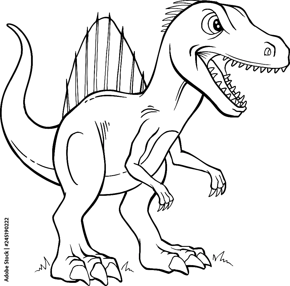 Spinosaurus Coloring Pages 5