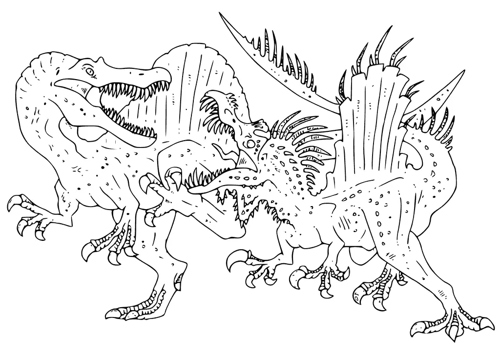 Spinosaurus Coloring Pages 7
