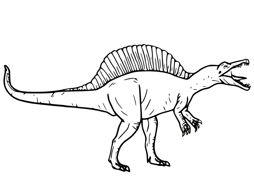 Spinosaurus Coloring Pages 9