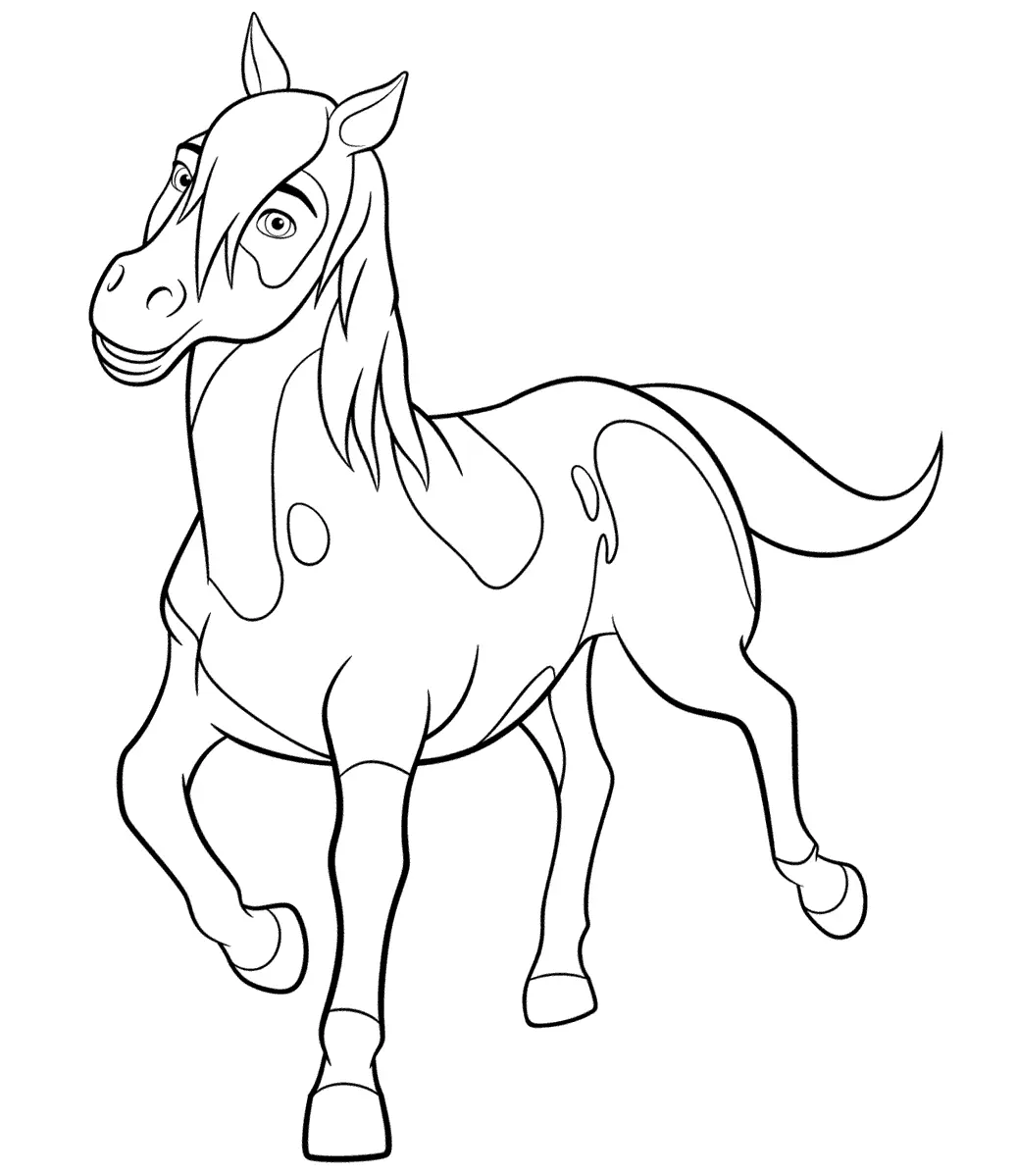 Spirit Riding Free Ausmalbilder 11