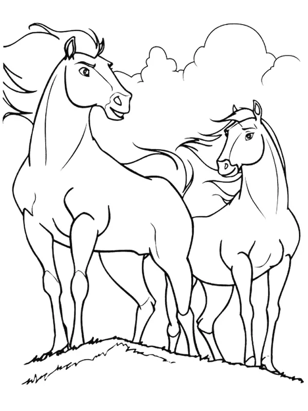 Spirit Riding Free Ausmalbilder 15