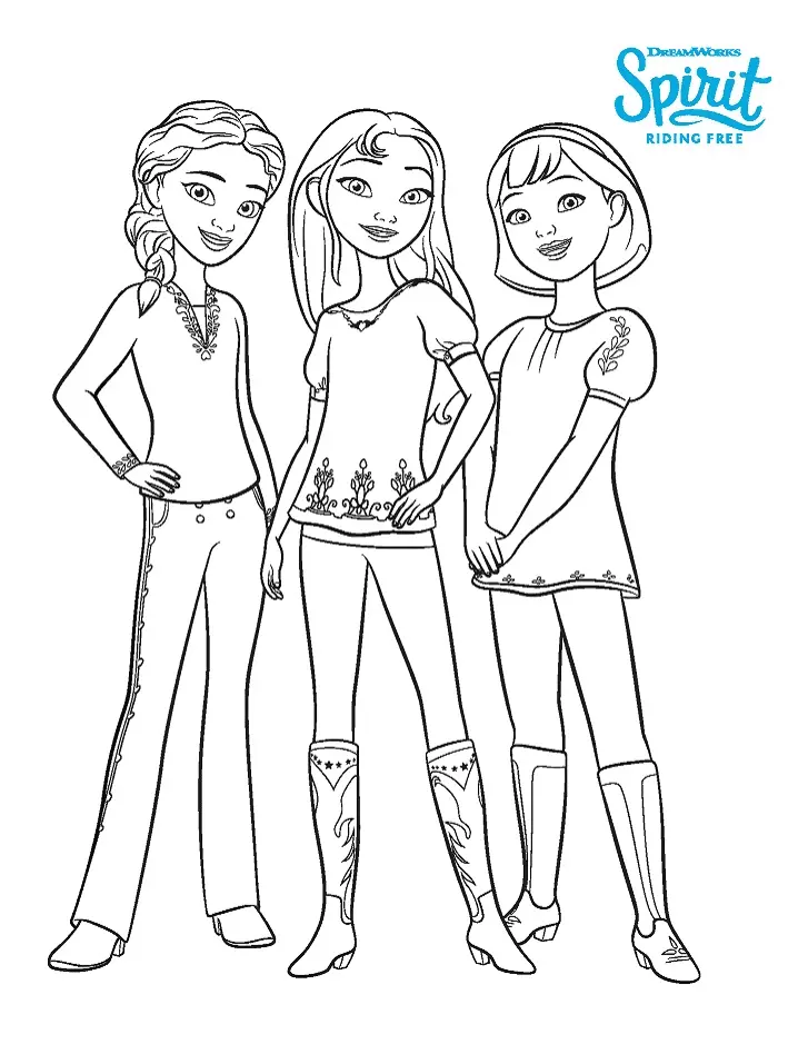 Spirit Riding Free Ausmalbilder 18