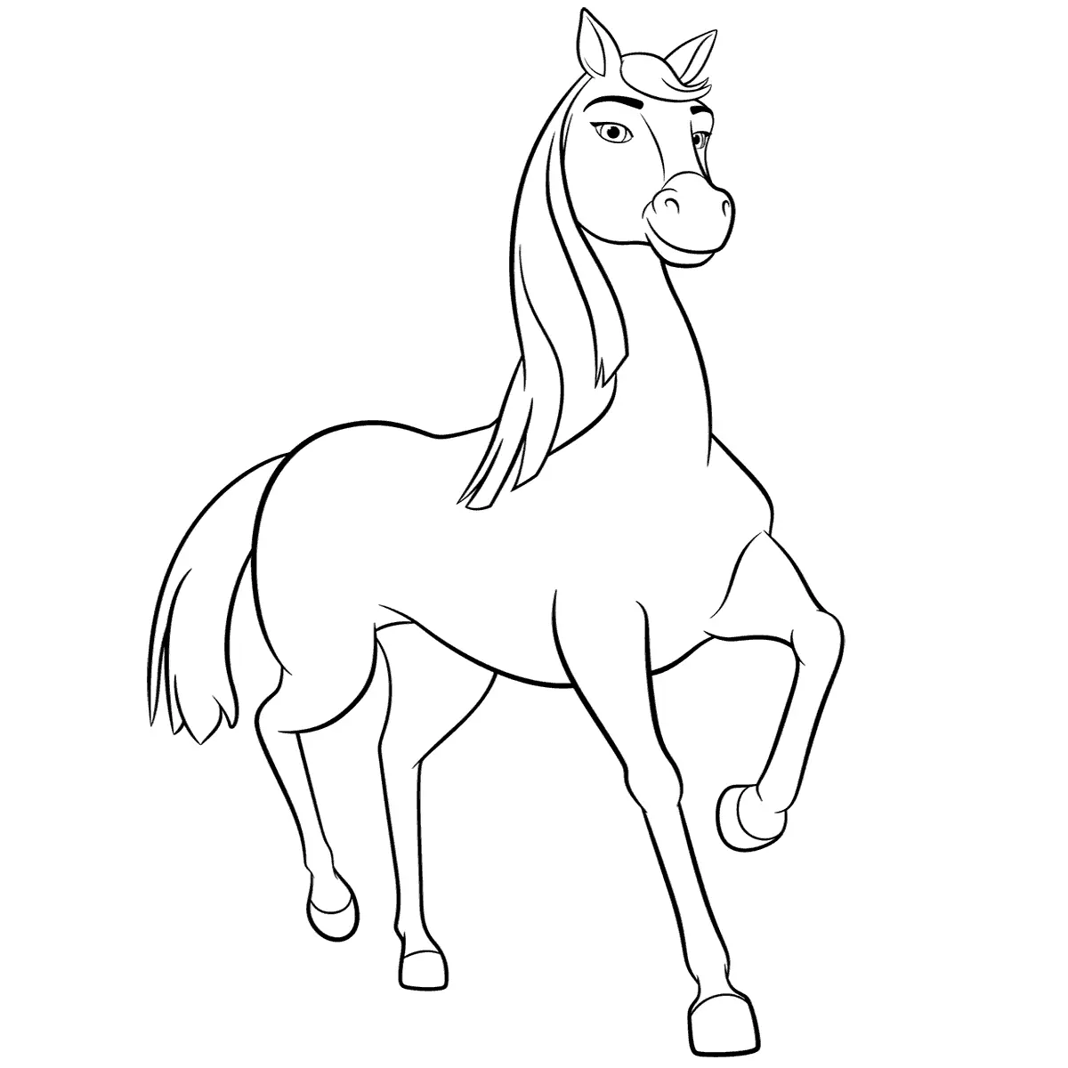 Spirit Riding Free Ausmalbilder 23
