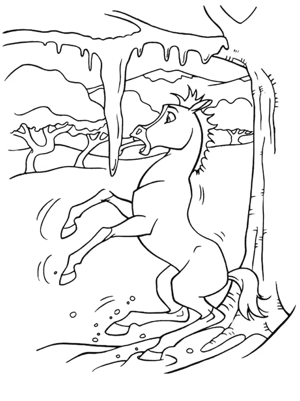 Spirit Riding Free Coloring Pages