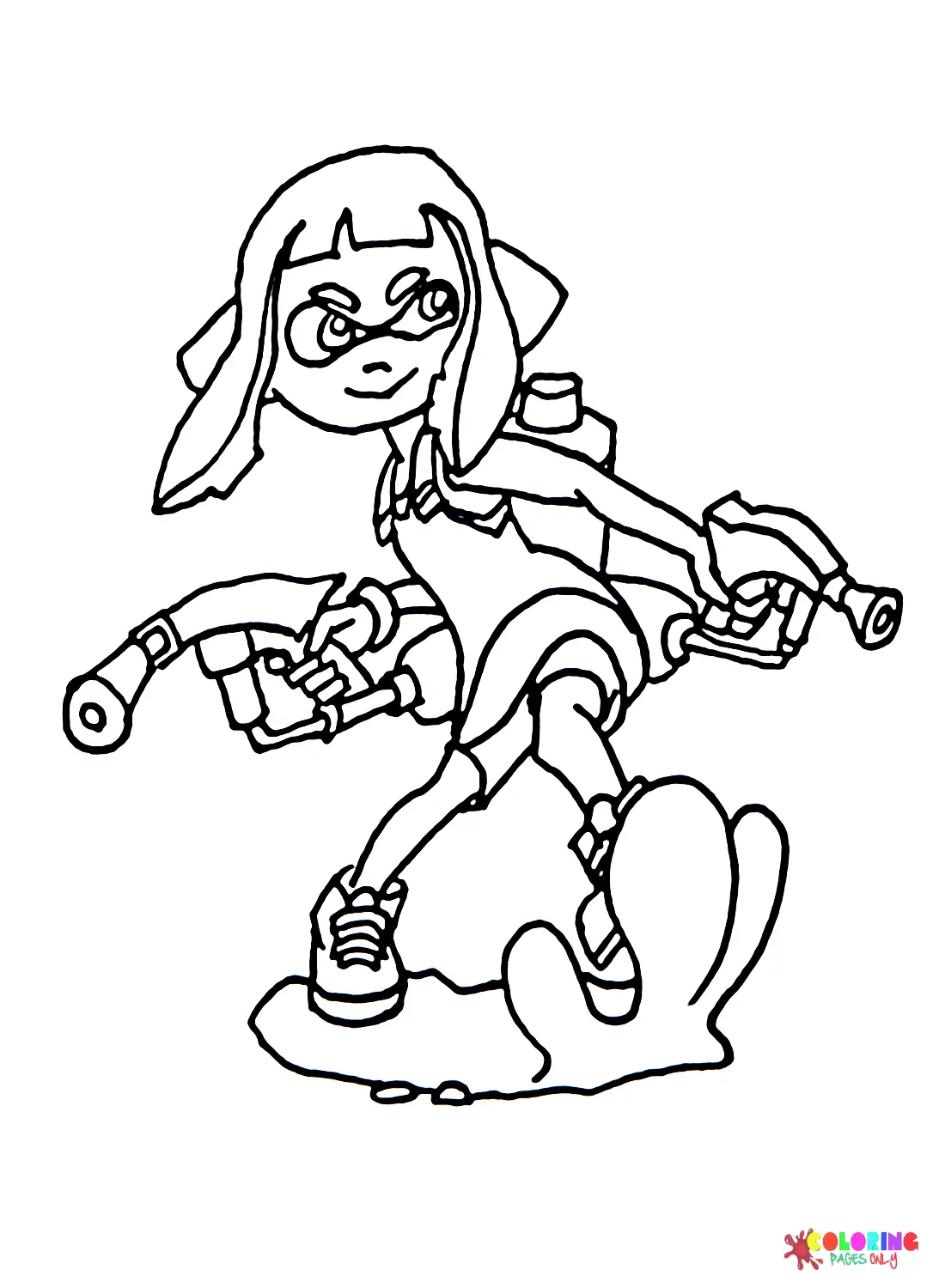 Splatoon Coloring Pages