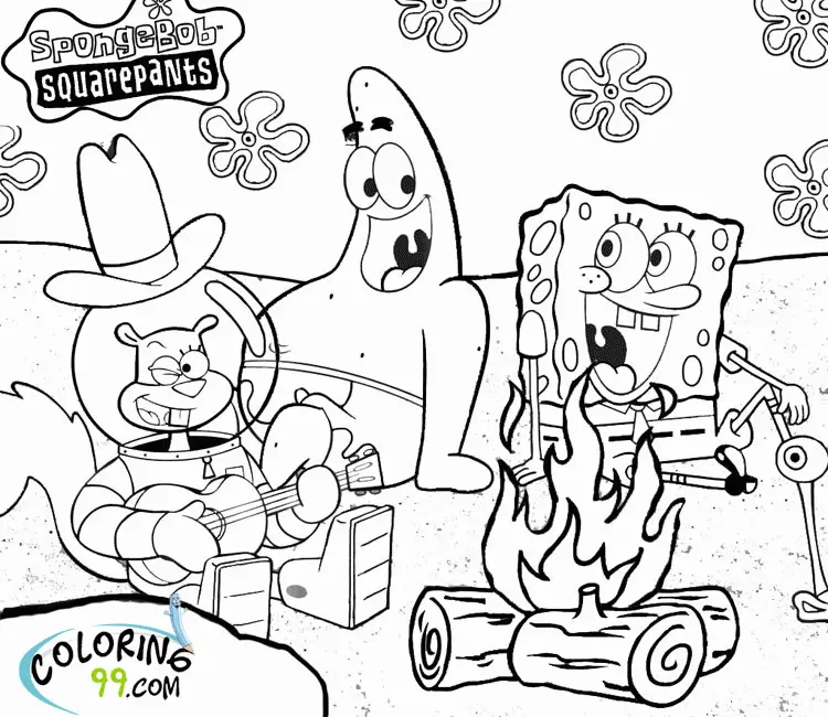 Bob Esponja Para Colorear 16