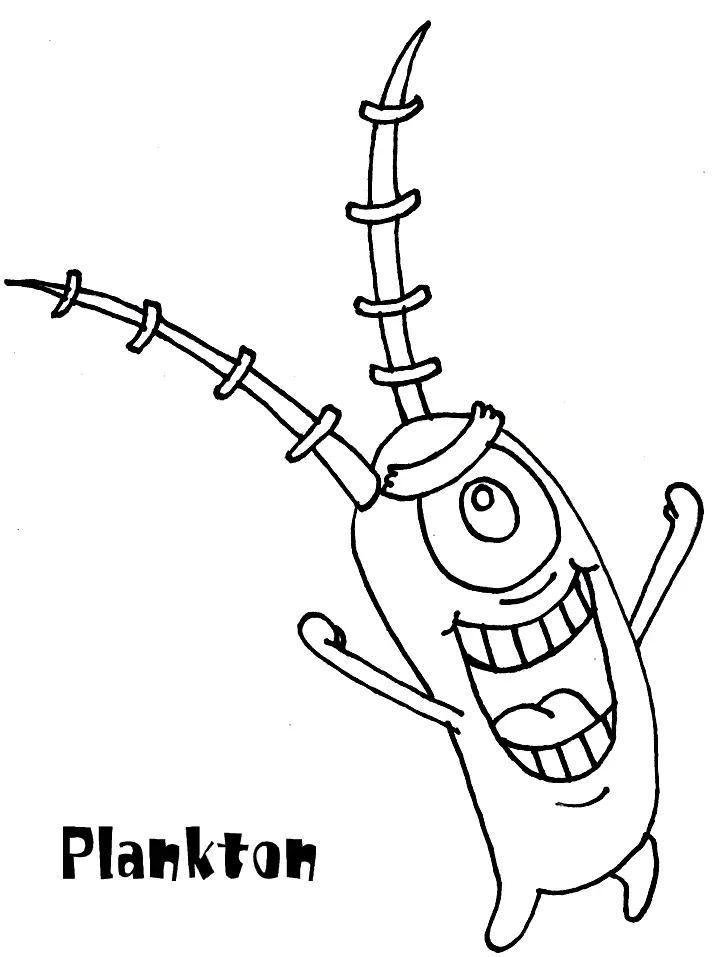 Bob Esponja Para Colorear 2