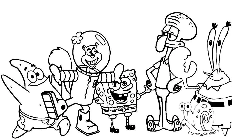 Bob Esponja Para Colorear 26