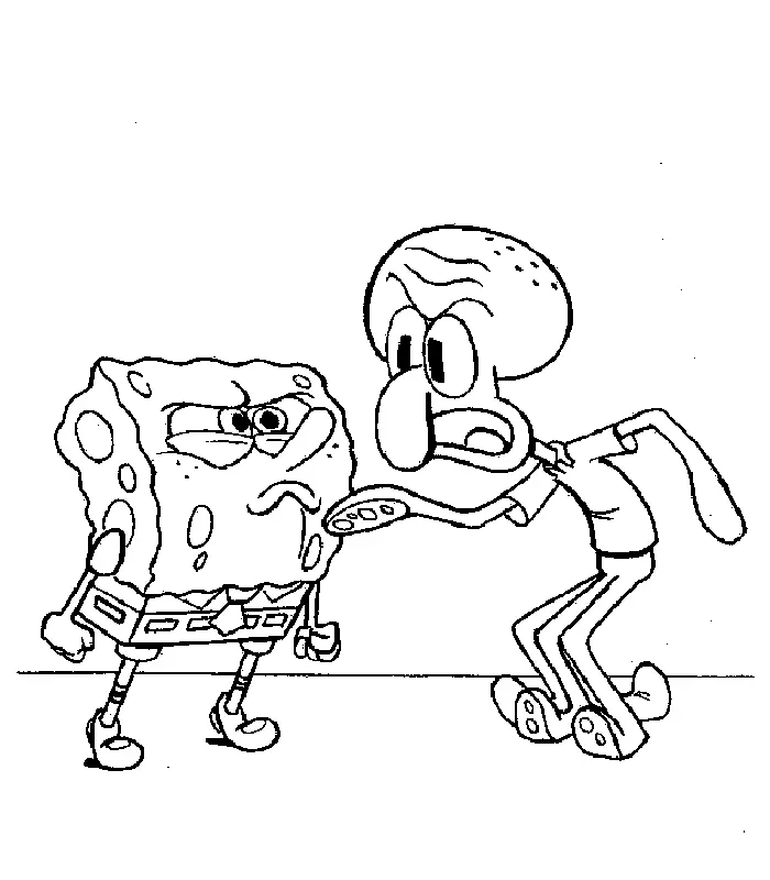 Bob Esponja Para Colorear 28