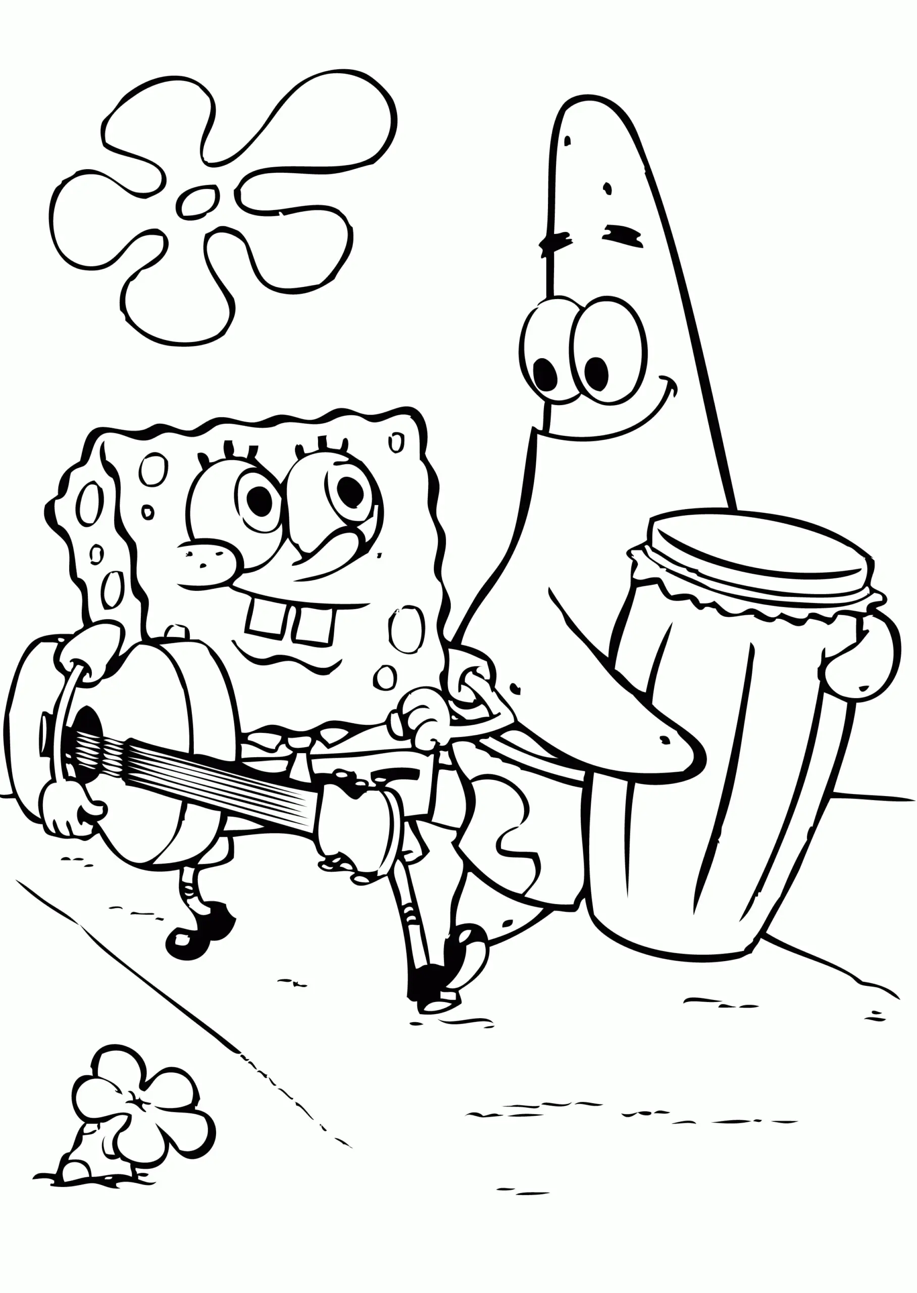 Bob Esponja Para Colorear 41