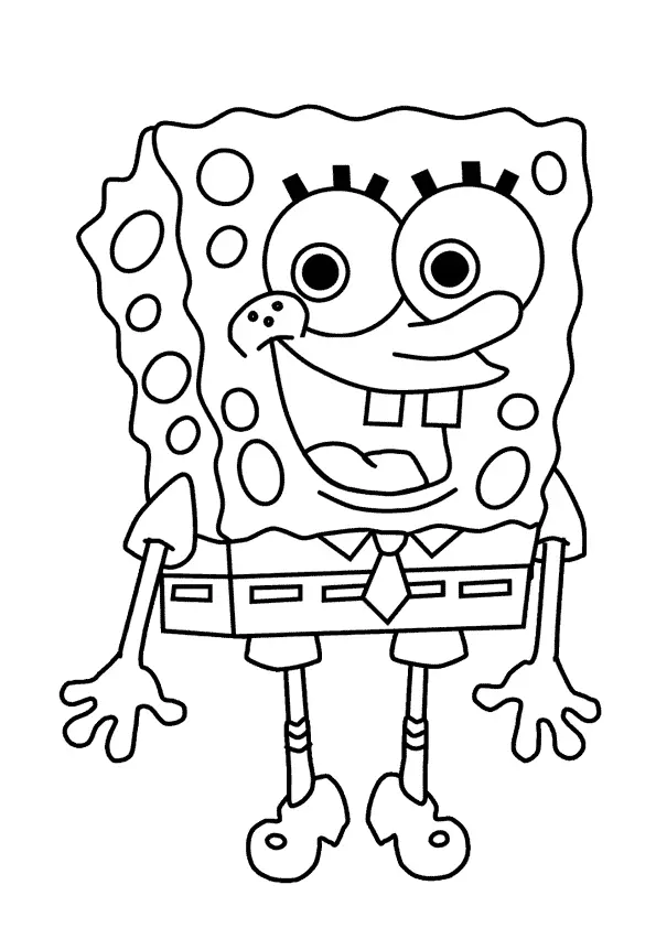 Bob Esponja Para Colorear 44