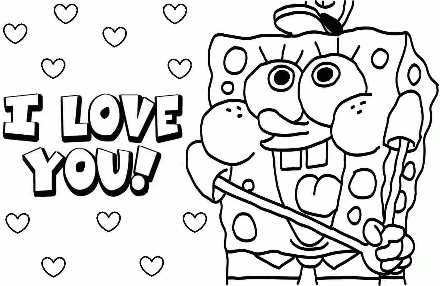 Bob Esponja Para Colorear 47