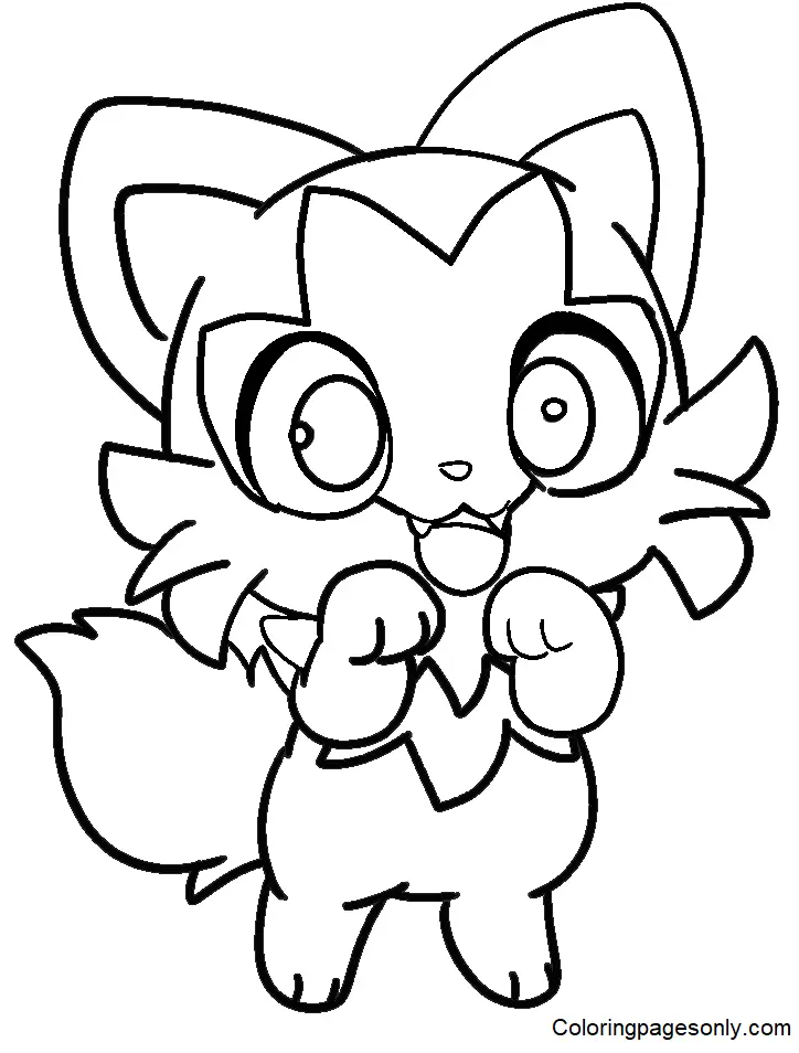 Sprigatito Para Colorear 19