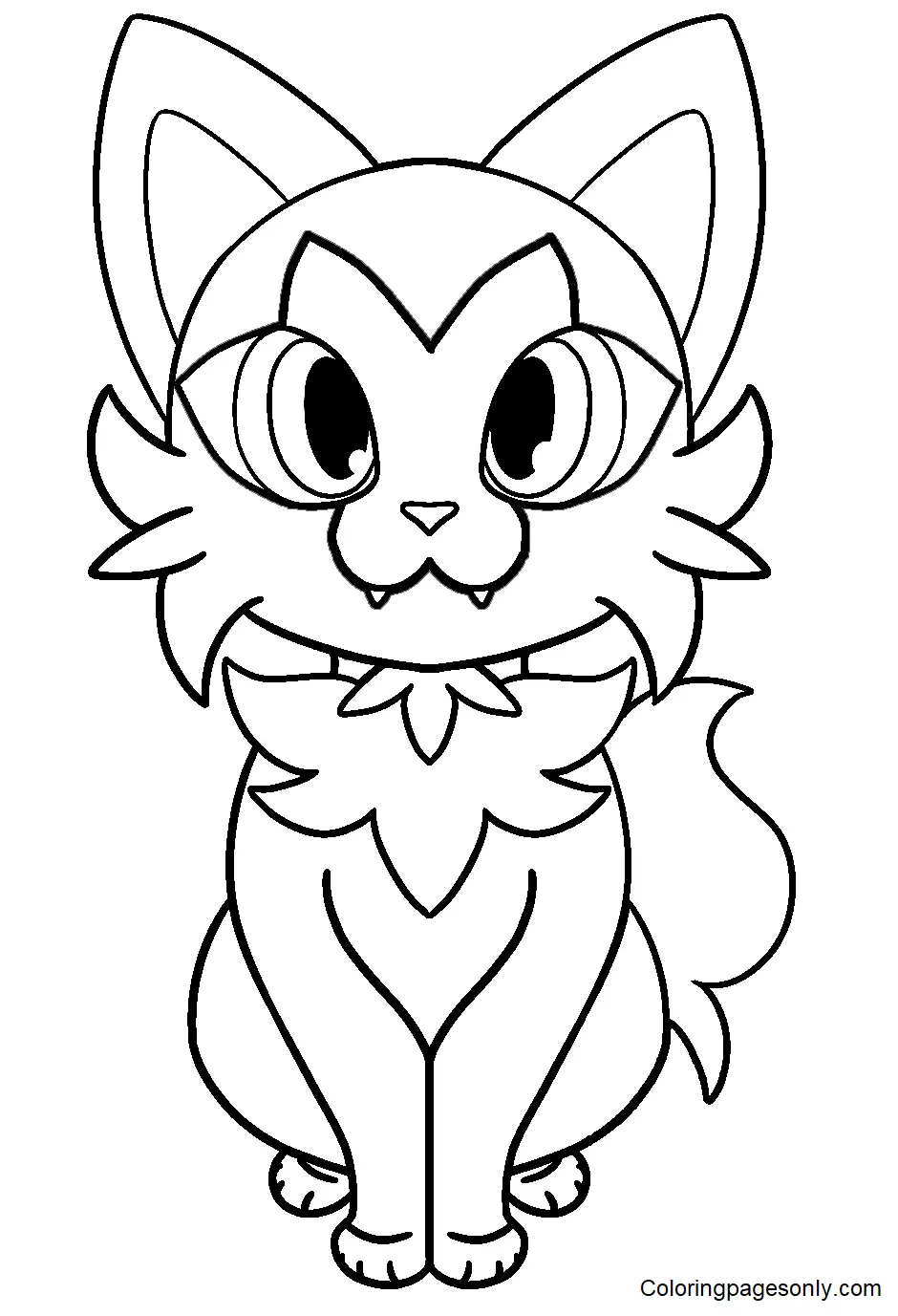 Sprigatito Para Colorear 9