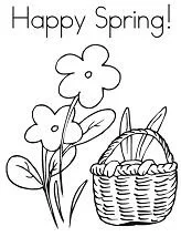Frühling Ausmalbilder 23