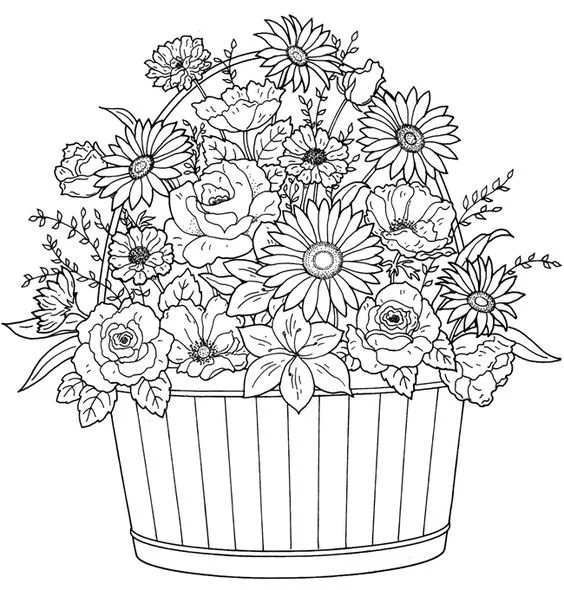 Frühling Ausmalbilder 9
