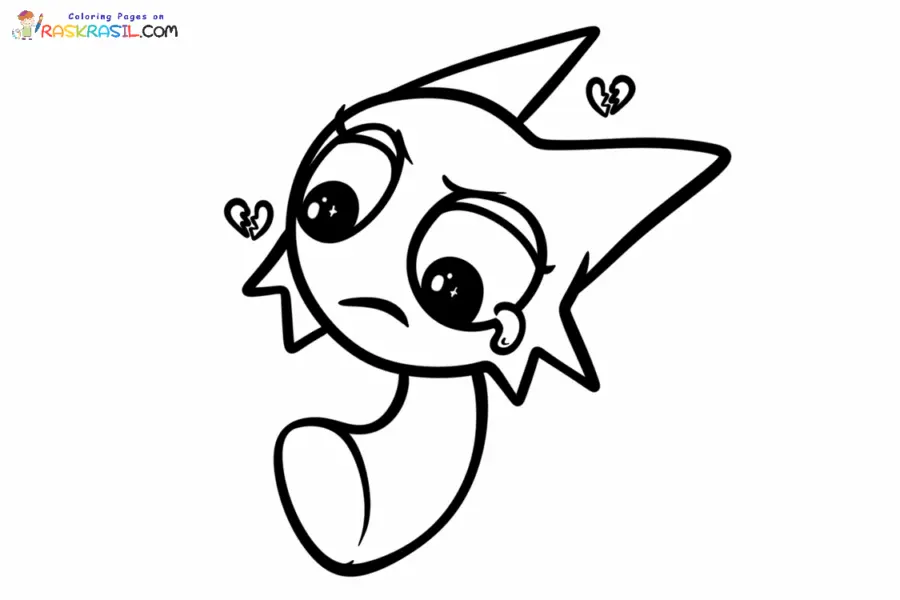 Sprunki Corruptbox para Colorear 1