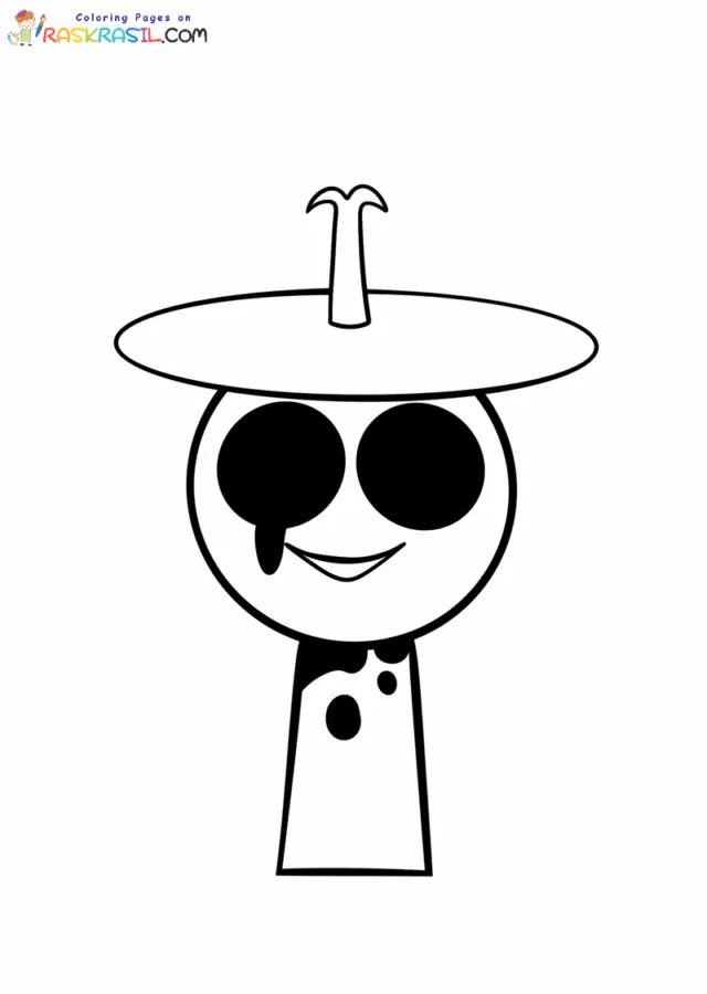 Sprunki Corruptbox para Colorear 13