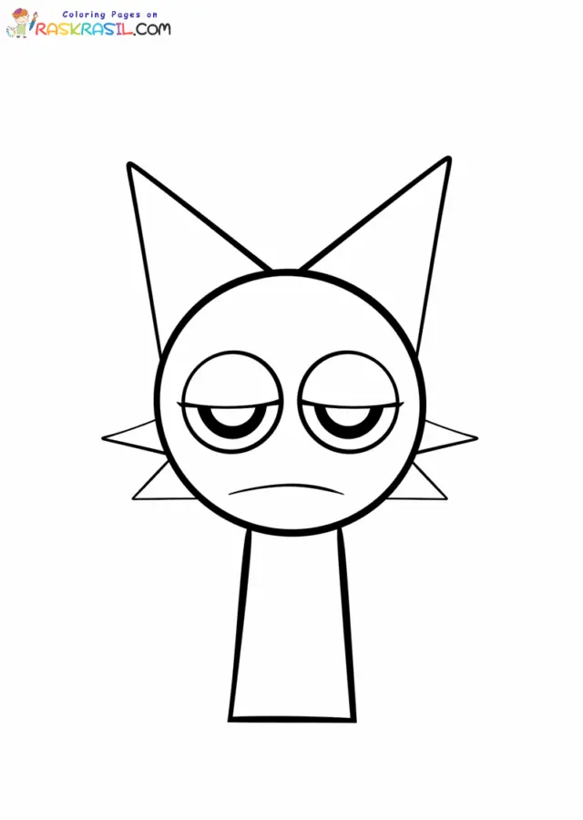 Sprunki Corruptbox para Colorear 16
