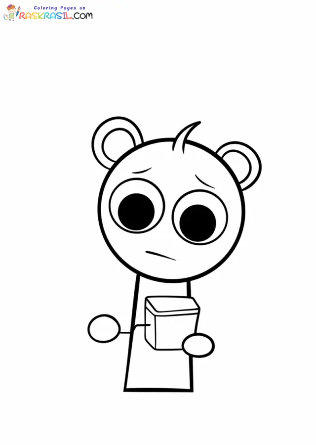 Sprunki Corruptbox para Colorear 19