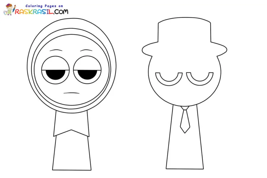 Sprunki Incredibox Ausmalbilder 10