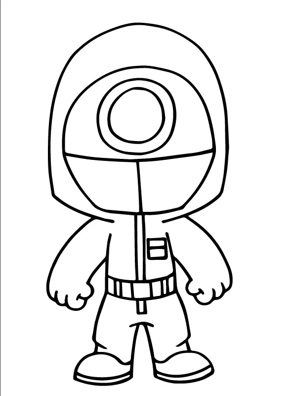 Squid Game Coloring Pages 12