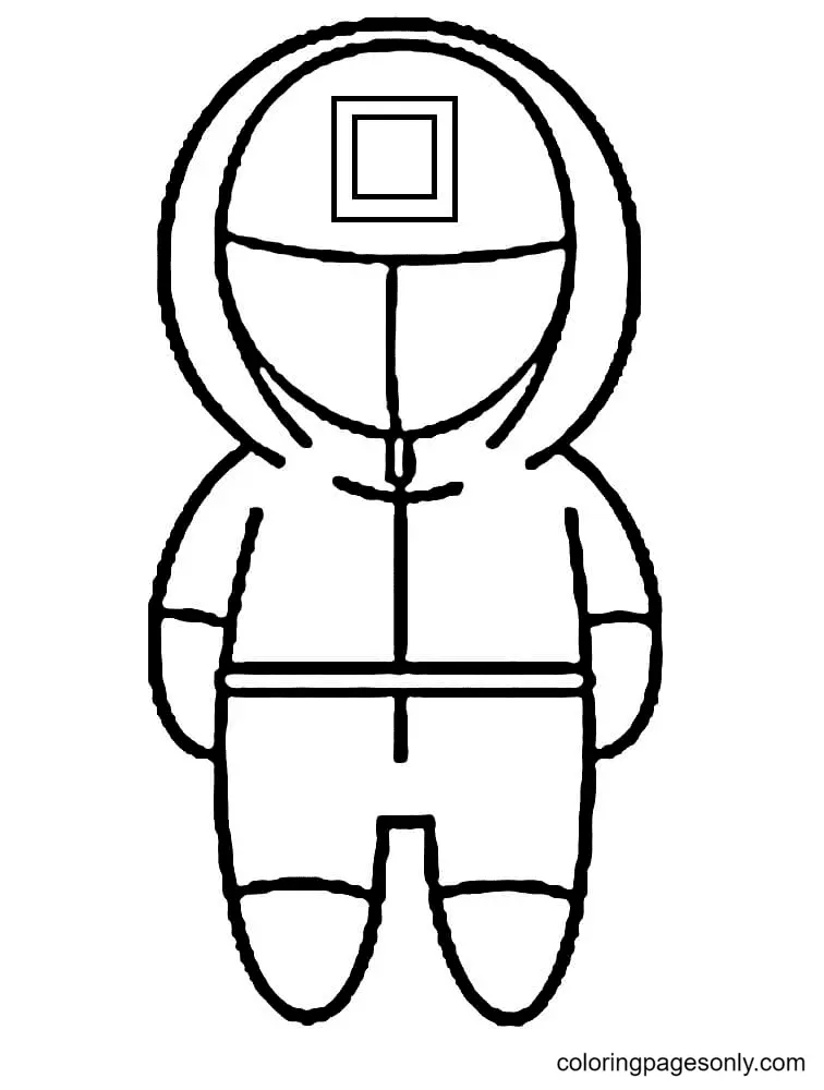 Squid Game Coloring Pages 2