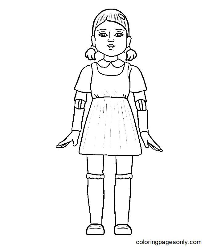 Squid Game Coloring Pages 29