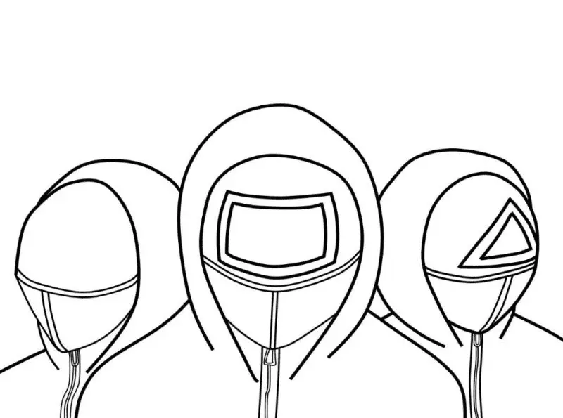 Squid Game Coloring Pages 30