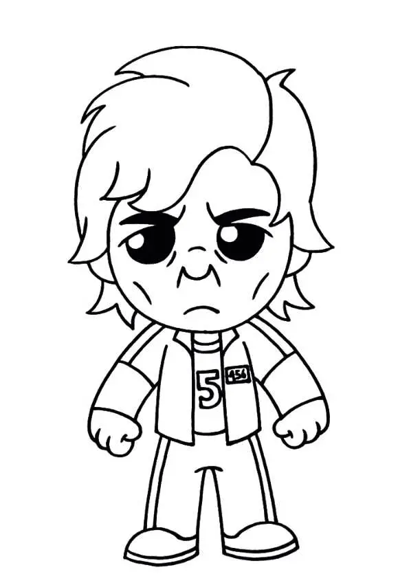 Squid Game Coloring Pages 32