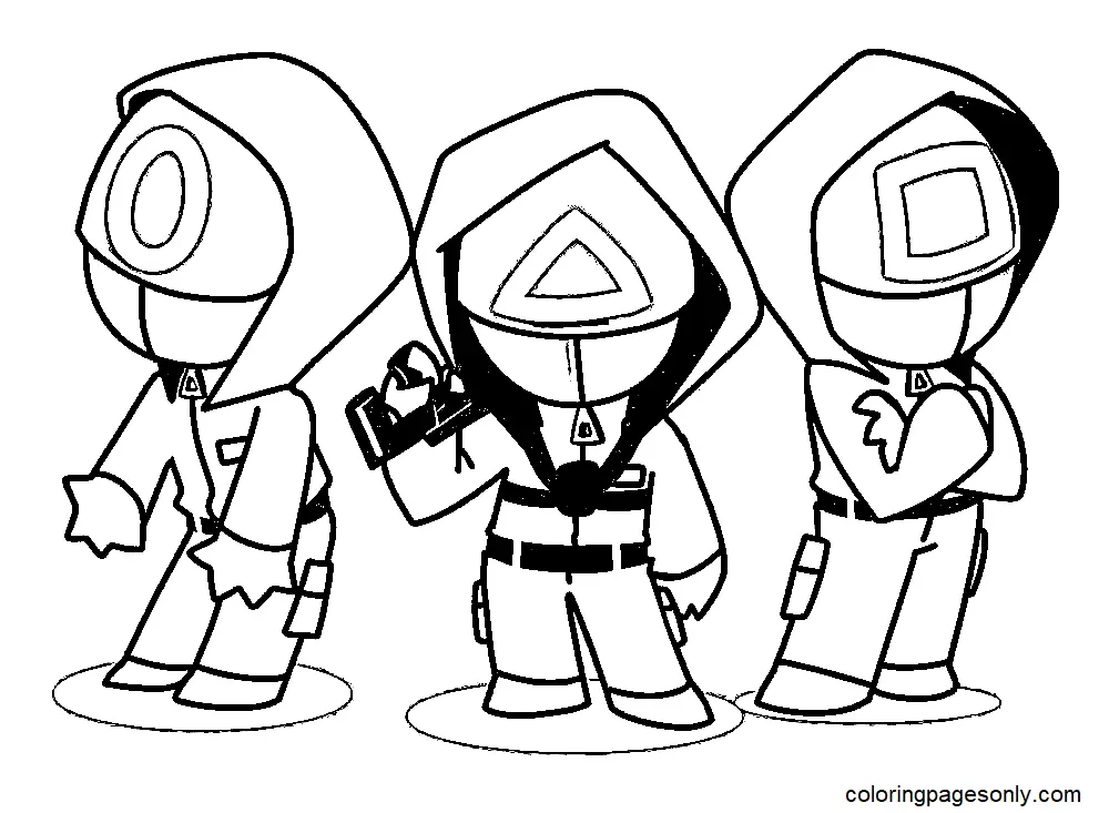 Squid Game Coloring Pages 38