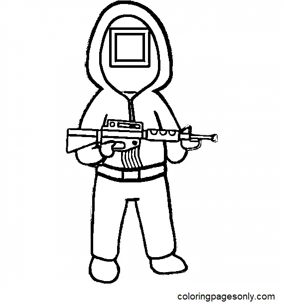 Squid Game Coloring Pages 39