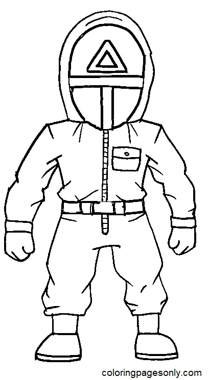 Squid Game Coloring Pages 40