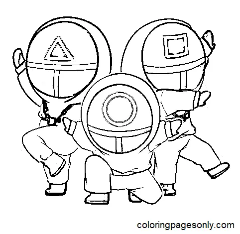 Squid Game Coloring Pages 45